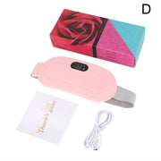 Portable Uterine Warm Belt Period Vibration Cramp Heating Massager Menstrual Belt Pad Relieve Menstrual Pain Abdominal Warm Belt