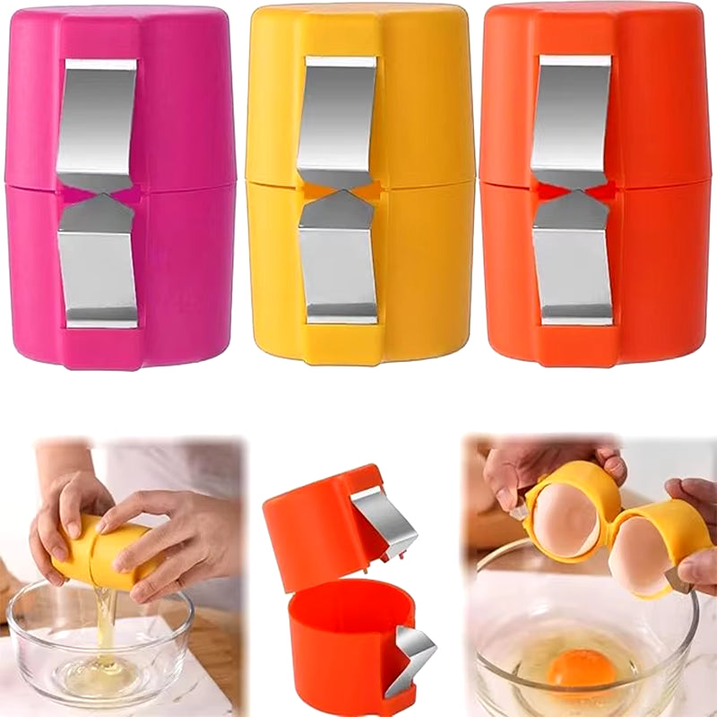 Stainless Steel Eggshell Separator for Quick Opening of Eggshells Egg Peeler Kitchen and Home Use Auxiliary Tool for Peeling