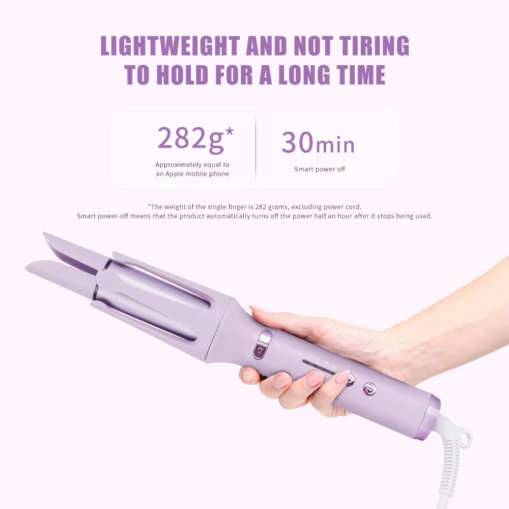 32MM Big Wave Automatic Hair Curler Auto Rotating Ceramic Hair Roller Wand Professional Curling Iron Hair Waver Styling Tools